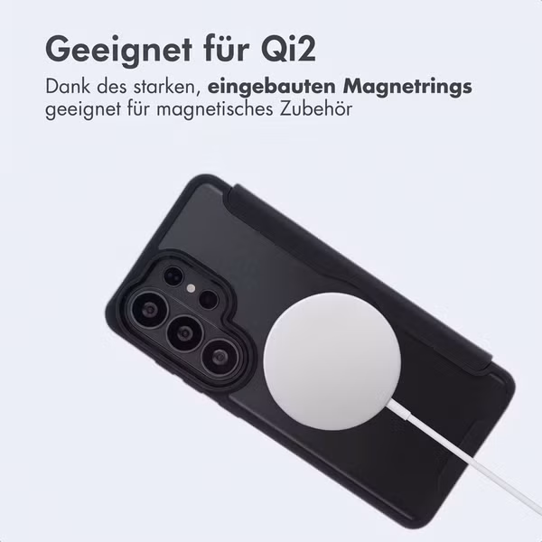imoshion Transparente Bookcase mit MagSafe Samsung Galaxy S26 Ultra - Schwarz