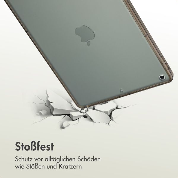 Accezz Frosted Backcover Apple iPad 9 (2021) 10.2 Zoll / iPad 8 (2020) 10.2 Zoll / iPad 7 (2019) 10.2 Zoll - Schwarz