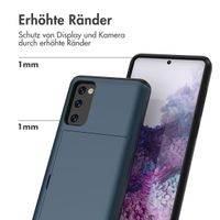 imoshion Backcover mit Kartenfach Samsung Galaxy S20 FE - Dunkelblau