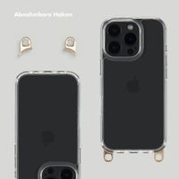 Selencia Back Cover mit abnehmbaren Haken für das iPhone 16 Pro - Transparent