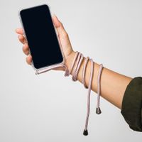 imoshion Transparentes Backcover mit Band Apple iPhone 12 (Pro) - Rosé gold