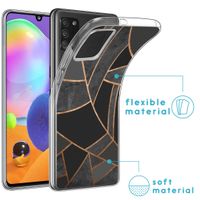 imoshion Design Hülle für das Samsung Galaxy A31 - Black Graphic