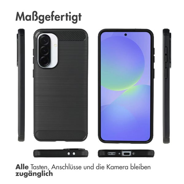 imoshion Brushed Back Cover Samsung Galaxy A37 (5G) - Schwarz