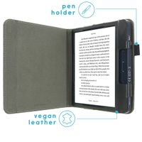 imoshion Vegan Leather Klapphülle Tolino Vision 5 - Schwarz