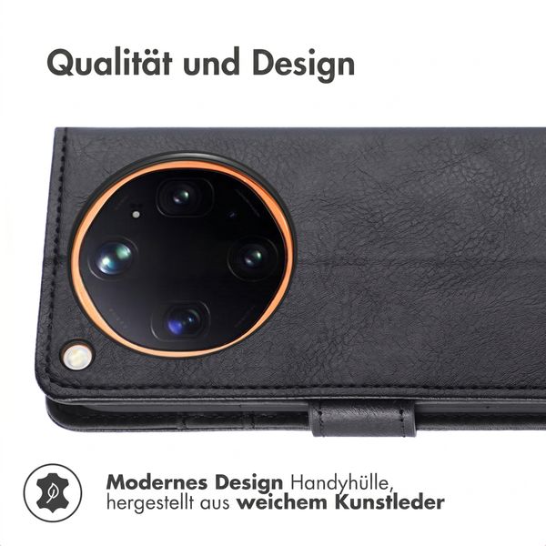 imoshion Luxuriöse Klapphülle Oppo Find X9 Ultra - Schwarz