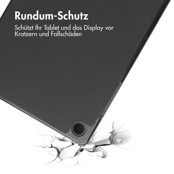 imoshion Trifold Klapphülle für das Samsung Galaxy Tab A9 Plus - Schwarz