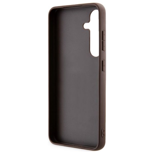 Guess 4G Metal Logo Back Cover Samsung Galaxy S24 Plus - Braun