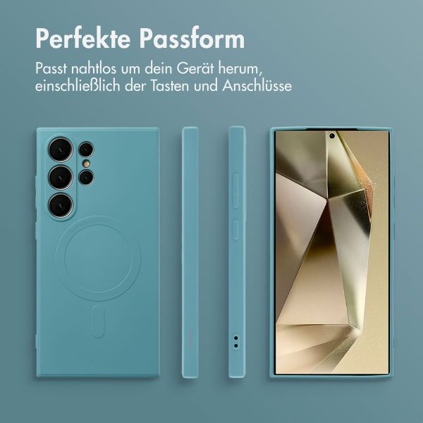 imoshion Color Back Cover mit MagSafe Samsung Galaxy S24 Ultra - Smoke Green