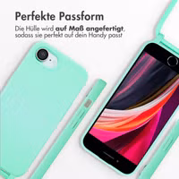 imoshion SilikonHülle mit Band Apple iPhone 16e - Mintgrün