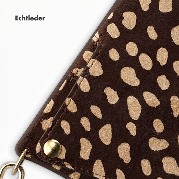 Selencia Nova Echtleder Backcover mit Kartenhalter Apple iPhone 15 Pro - Fawn Chic