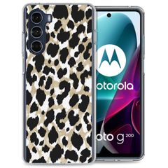 imoshion Design Hülle für das Motorola Moto G200 - Leopard