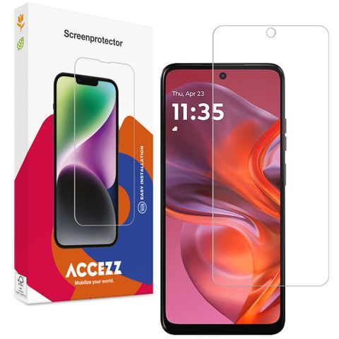 Accezz Screen Protector aus gehärtetem Glas Motorola Moto G05 / E15