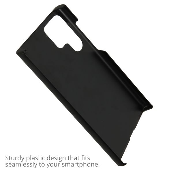 Gestalte deine eigene Samsung Galaxy S22 Ultra Hardcase Hülle - Schwarz