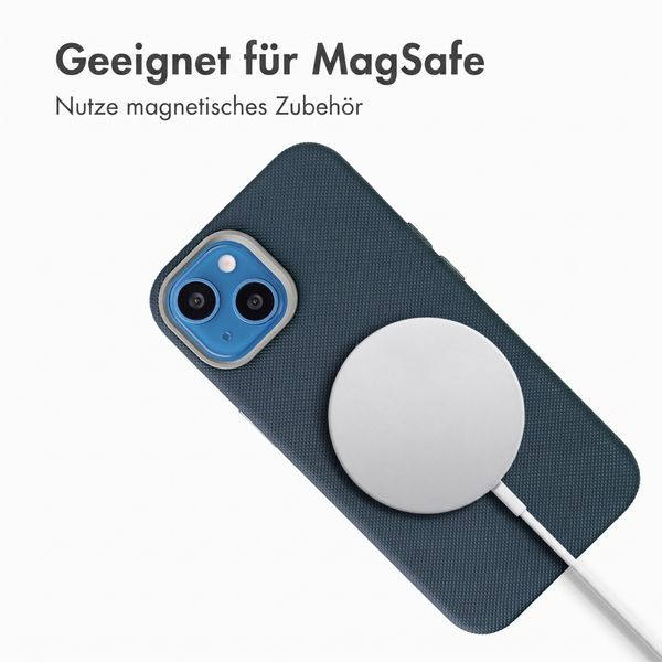 Accezz Mesh Backcover mit MagSafe Apple iPhone 14 / 13 - Dunkelblau