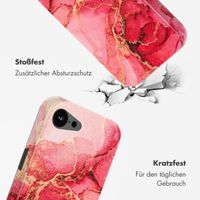 Selencia Vivid Rückabdeckung mit MagSafe Apple iPhone 16e - Rosy Marble