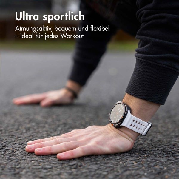 imoshion Ocean Silikonarmband für das  Samsung Galaxy Watch Ultra (2024/2025) - Weiß