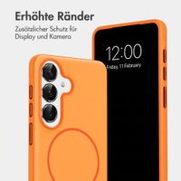 imoshion Color Backcover mit Thin MagSafe Ring Samsung Galaxy S25 / S24 - Orange