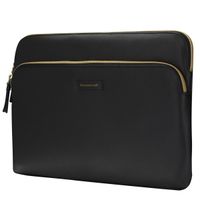 dbramante1928 ﻿Paris+ Sleeve - Laptop Hülle 14 Zoll - Laptop Sleeve - Echtes Leder - Apple MacBook Pro 14 Zoll - Night Black