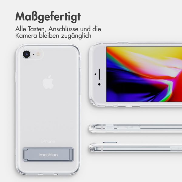 imoshion Back Cover mit Ständer Apple iPhone SE (2022 / 2020) / 8 / 7 - Transparent