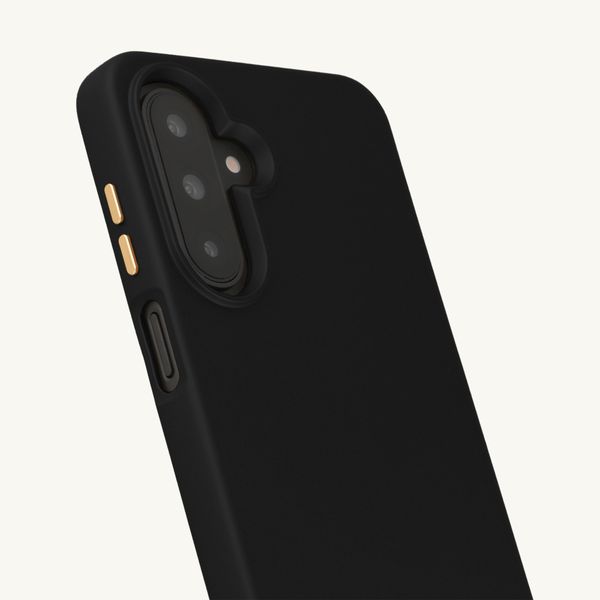Selencia Rivièra Backcover mit MagSafe mit abnehmbaren Haken Samsung Galaxy A17 (5G) / (4G) - Velvet Black