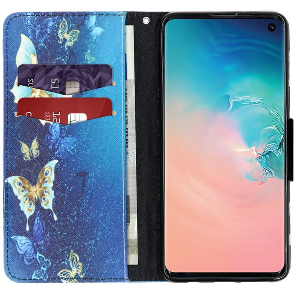 Design TPU Klapphülle für das Samsung Galaxy S10