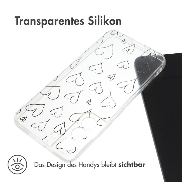 imoshion Design Hülle Samsung Galaxy S22 - Hearts