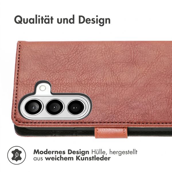 imoshion Luxuriöse Klapphülle Samsung Galaxy A27 (5G) - Braun