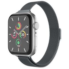 imoshion Mailandisches schlankes Armband für das  Apple Watch Series 1 t/m 9 / SE (38/40/41 mm) | Series 10 / 11 (42 mm) - Indigo