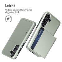 imoshion Backcover mit Kartenfach Samsung Galaxy S25 FE - Grün