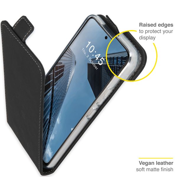 Accezz Flip Case für das Samsung Galaxy S22 - Schwarz