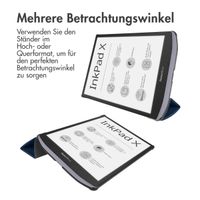imoshion Trifold Hard Case Sleepcover Pocketbook InkPad X Pro - Dunkelblau