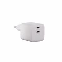 Zens Kompaktes Ladegerät 2x USB-C 45W - Netzteil - Weiß