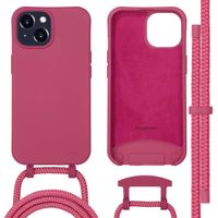 imoshion Color Backcover mit abtrennbarem Band MagSafe für das iPhone 15 - Raspberry