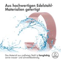 imoshion Mailändische Magnetarmband für das Fitbit Charge 5 / Charge 6 - Größe S - Rosa