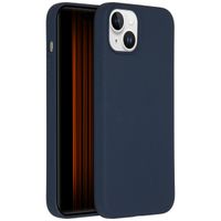 Accezz Liquid Silikoncase mit MagSafe für das iPhone 15 Plus - Dunkelblau