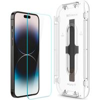Spigen GLAStR Fit Displayschutzfolie  + Applicator 2-pack für das Apple iPhone 14 Pro Max
