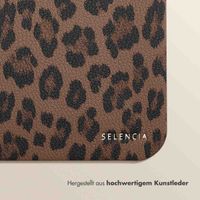 Selencia Sabi Kunstleder-Mauspad - 20 x 24 cm - Mocha Brown