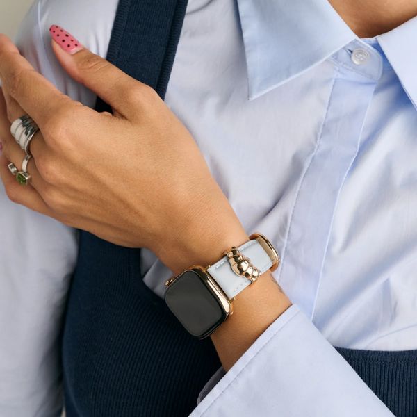 Burga Armband aus echtem Leder für Apple Watch | 38/40/41/42 mm - Dream / Gold