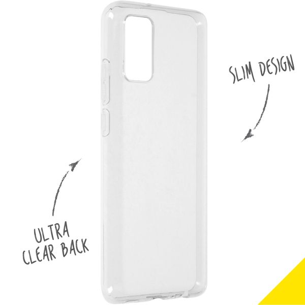 Accezz TPU Clear Cover Transparent Samsung Galaxy A02s