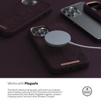 Njorð Collections Salmon Leather MagSafe Case für das iPhone 13 Pro - Rust