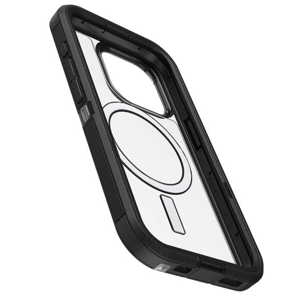 OtterBox Defender Rugged Case mit MagSafe für das iPhone 15 Pro - Transparent / Schwarz