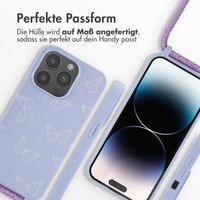 imoshion SilikonHülle design mit Band Apple iPhone 14 Pro - Butterfly