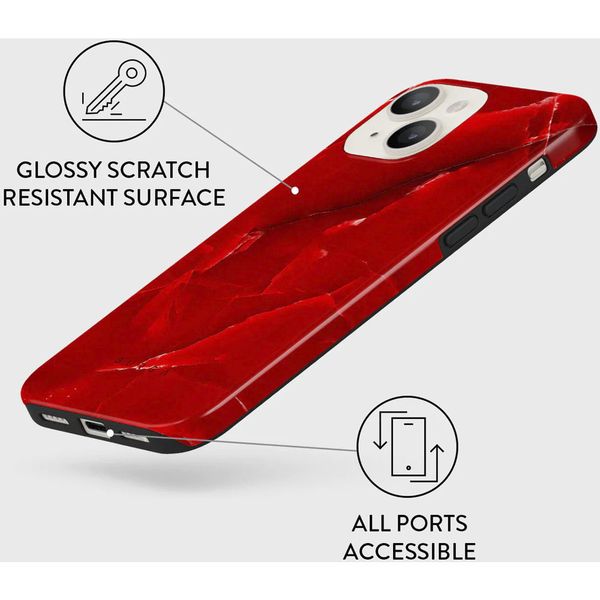 Burga Tough Back Cover für das iPhone 13 - Wild Blaze