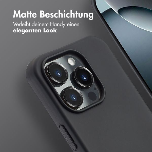 imoshion Color Backcover mit abtrennbarem Band MagSafe für das iPhone 16 Pro Max - Black