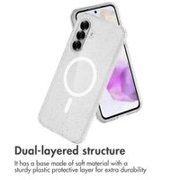 imoshion Sparkle Back Cover mit MagSafe Samsung Galaxy A56 - Glitzer Transparent