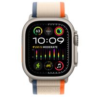 Apple Trail Loop Band für das Apple Watch Series 1-9 / SE / Ultra (2) - 42/44/45/49 mm - Größe M/L - Orange/Beige