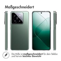 Accezz TPU Clear Cover für das Xiaomi 14T Pro - Transparent