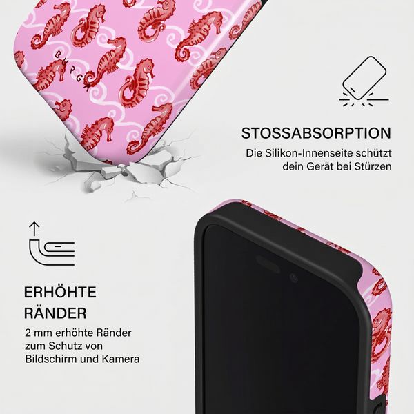 Burga Tough Back Cover MagSafe Apple iPhone 16 - Coral Reef