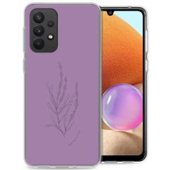 imoshion Design Hülle für das Samsung Galaxy A33 - Floral Purple