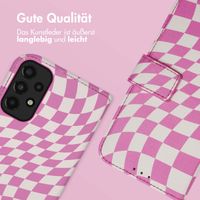 imoshion Design Klapphülle Samsung Galaxy A33 - Retro Pink